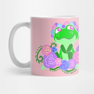 Frog Bouquet in a crown Mug